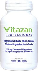 VITAZAN MAGNESIUM CITRATE PLUS L-TAURINE (136MG) 90 VCAPS