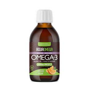 AQUAOMEGA PLANT BASED OMEGA 3 ORANGE 225ML