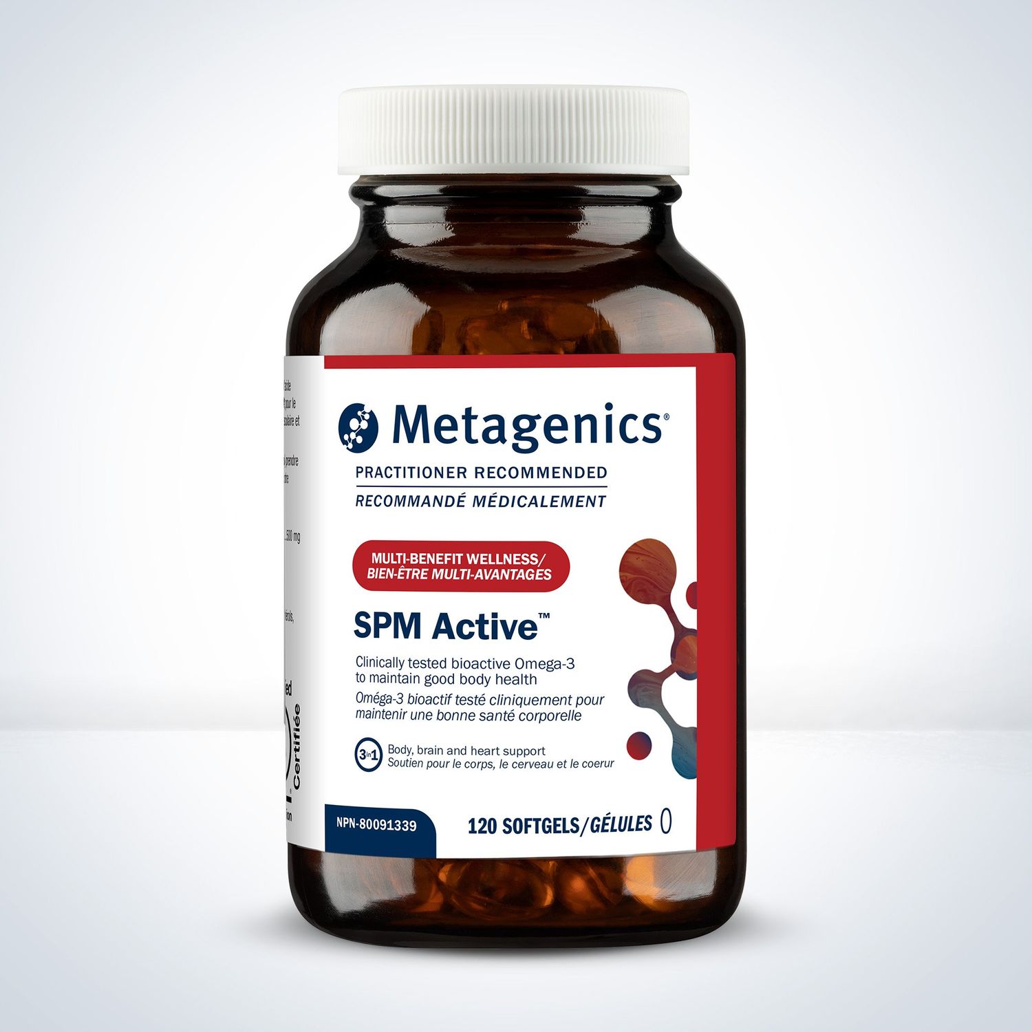 METAGENICS SPM ACTIVE 120 SOFTGELS
