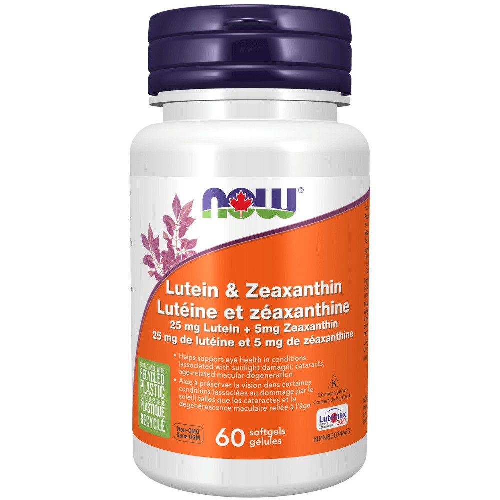 NOW LUTEIN &amp; ZEAXANTHIN  60 SOFTGELS