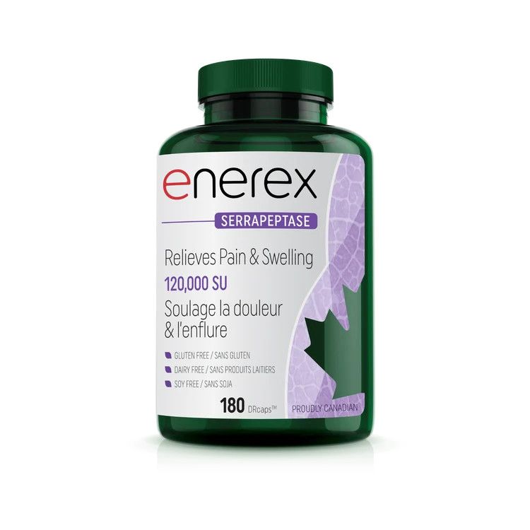 ENEREX SERRAPEPTASE 120,000SU 180 DELAYED RELEASE CAPS