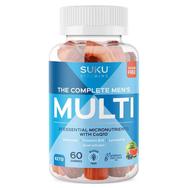 SUKU COMPLETE MEN'S MULTI 60 GUMMIES