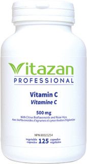 VITAZAN VITAMIN C WITH BIOFLAVONOIDS 500MG 125 CAPS