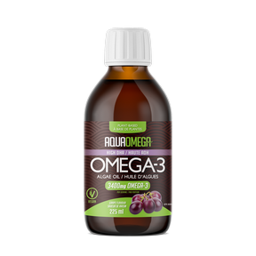 AQUAOMEGA PLANT BASED OMEGA 3 GRAPE 225ML