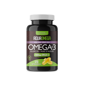 AQUAOMEGA PLANT BASED OMEGA 3 120 SOFTGELS