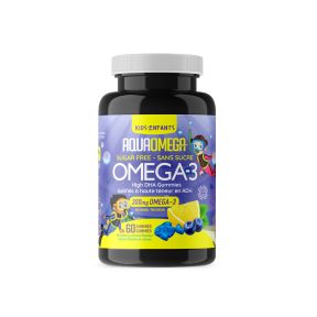 AQUAOMEGA HIGH DHA KIDS BLUEBERRY GUMMIES 60'S AQUAOMEGA HIGH DHA KIDS BLUEBERRY GUMMIES 60'S