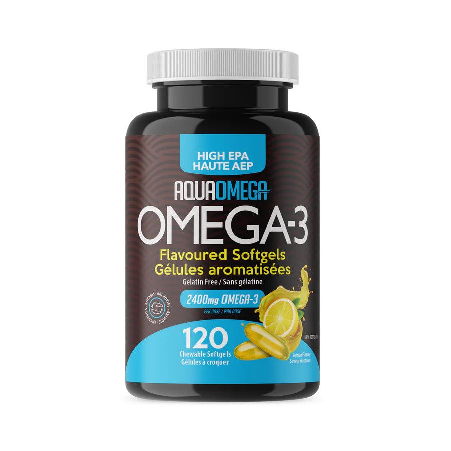 AQUAOMEGA HIGH EPA SOFTGELS LEMON 120'S