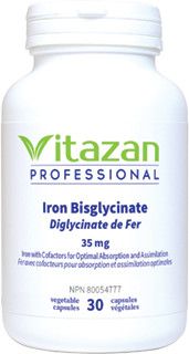 VITAZAN IRON BISGLYCINATE 35MG 30VCAPS