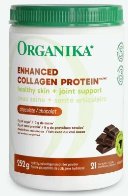 ORGANIKA ENHANCED COLLAGEN CHOCOLATE 252G