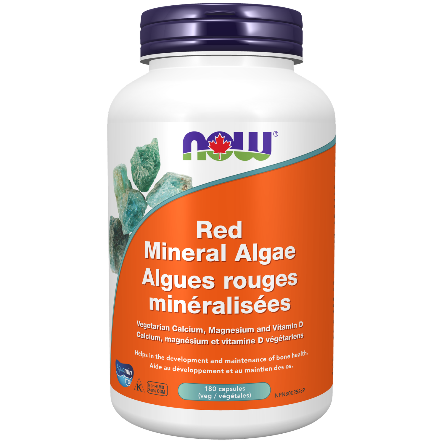 NOW RED MINERAL ALGAE (VEGETARIAN/VEGAN) 180 CAP