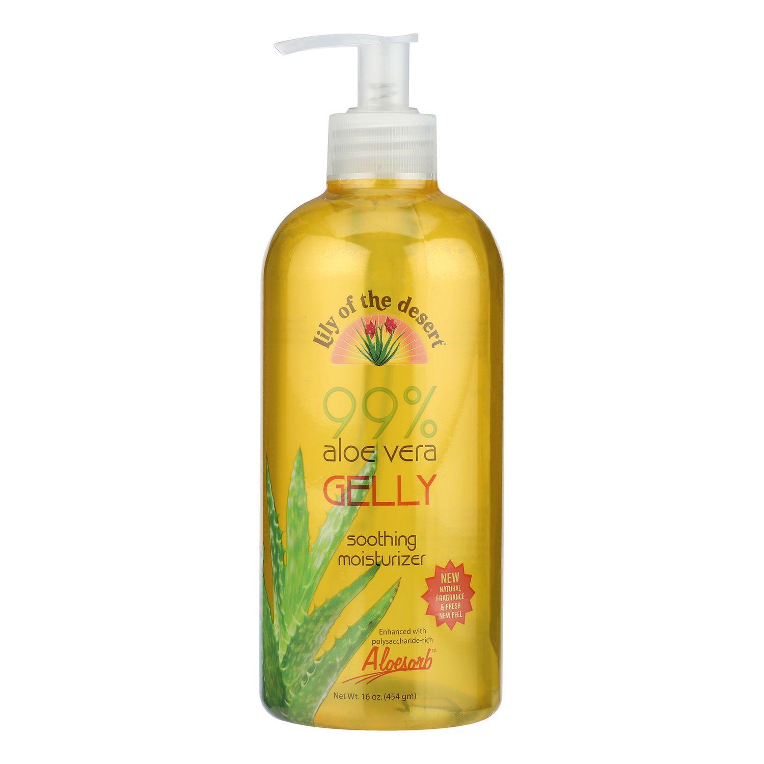 LILY  ALOE VERA GELLY 99% PUMP 454G