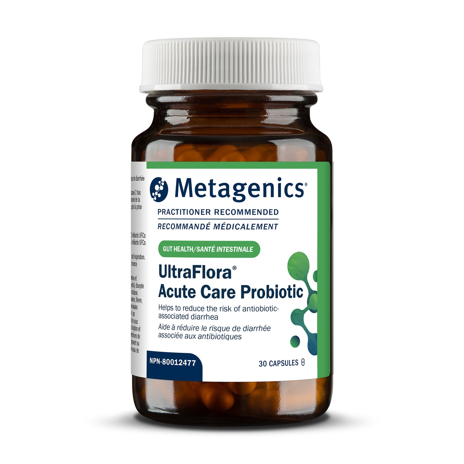 METAGENICS ULTRAFLORA ACUTE CARE 30 CAPS