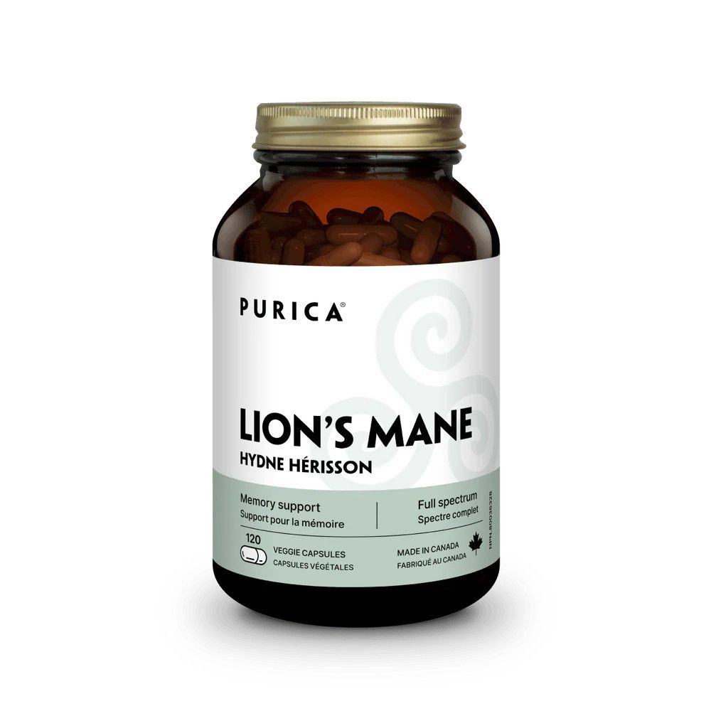 PURICA LION'S MANE 120 VEGAN CAPS