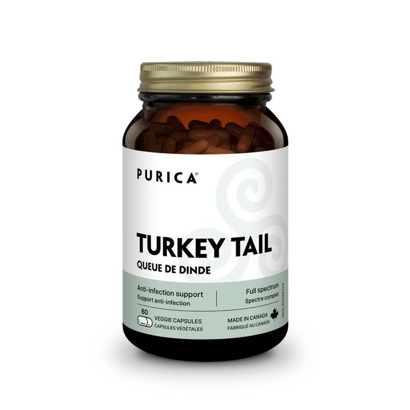 PURICA TURKEY TAIL (CORIOLUS) - (500MG) 60 CAPS