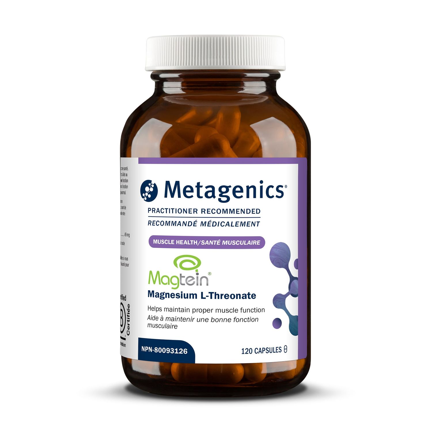 METAGENICS MAG L-THREONATE 120 CAPS