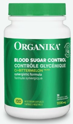 ORGANIKA BLOOD SUGAR CONTROL 500MG 120 CAPS