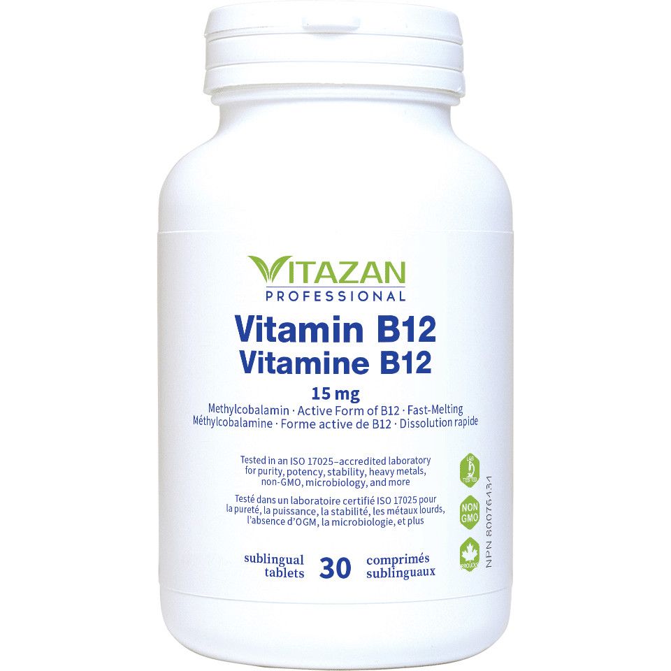 VITAZAN VITAMIN B12 - 15MG METHYLCOBALAMIN FAST MELTING 30MELTS