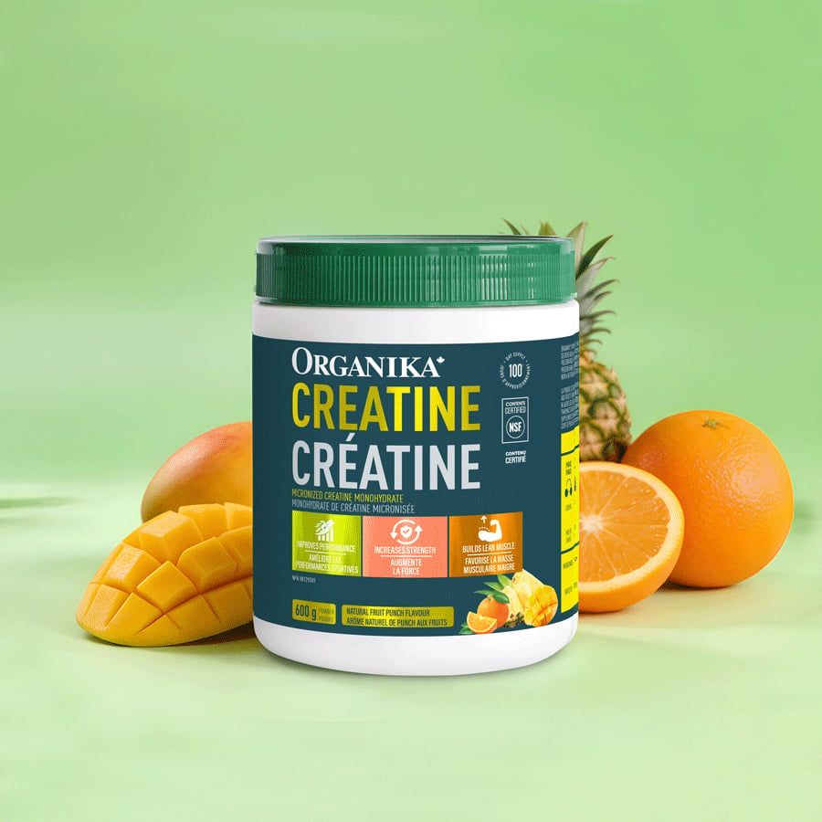 ORGANIKA CREATINE FRUIT PUNCH 600G (MICRONIZED MONOHYDRATE)