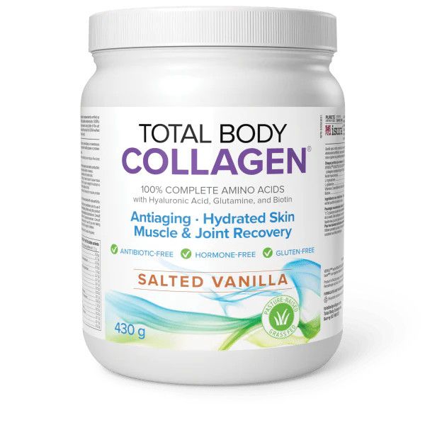 NATURAL FACTORS TOTAL BODY COLLAGEN SALTED VANILLA 430G