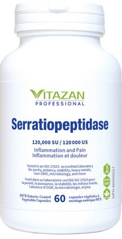 VITAZAN SERRATIOPEPTIDASE 120,000 60 VEGCAPS