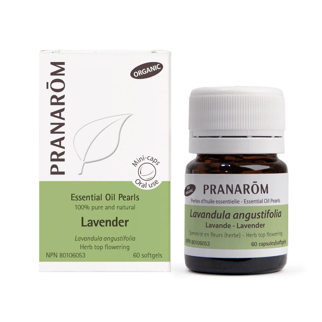 PRANAROM LAVENDER PEARLS  (ORGANIC) 60 SOFTGELS