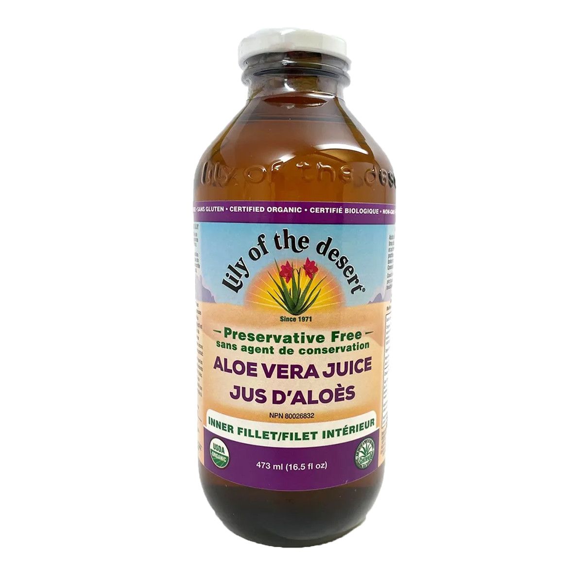 LILY ALOE VERA JUICE ORGANIC PF 946ML