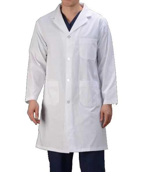 AVIDA UNISEX LAB COAT 42" LONG - WHITE (XL)