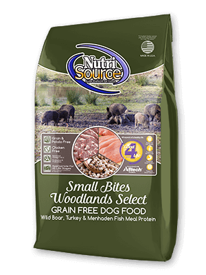 Nutrisource GF Dog Food Small Bites Woodland Select