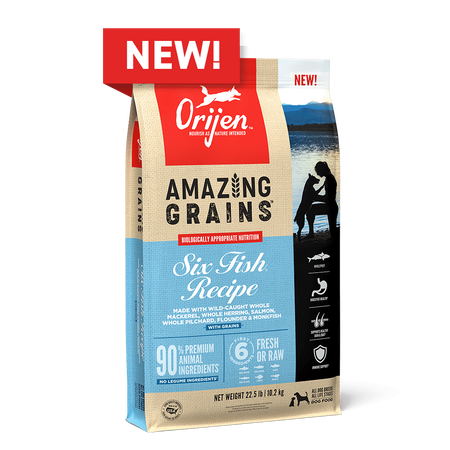 Orijen Amazing Grains Six Fish