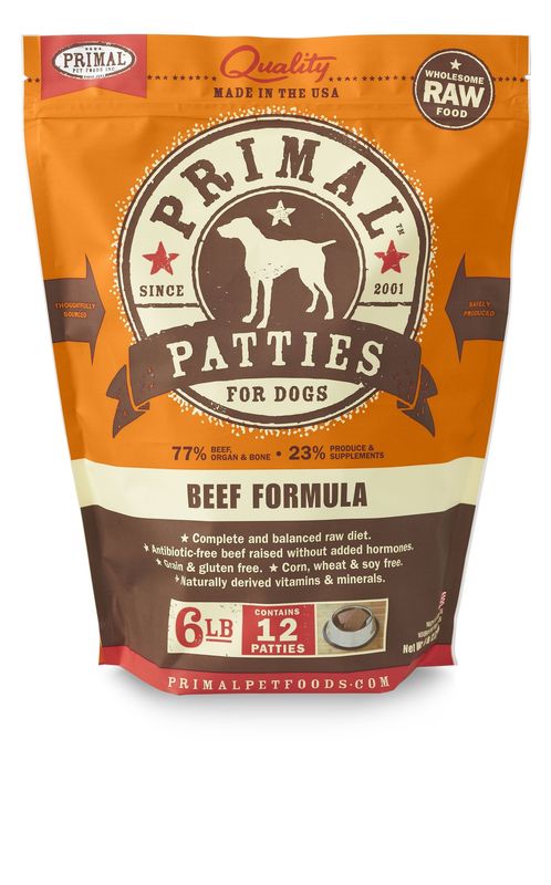 Primal Raw Frozen Canine Patties