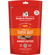 Stella &amp; Chewy's Freeze Dried Raw Dog Beef Patties