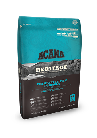 Acana Heritage Dog Food Freshwater Fish, Bag Size: 4.5 lb, Flavor: Freshwater Fish