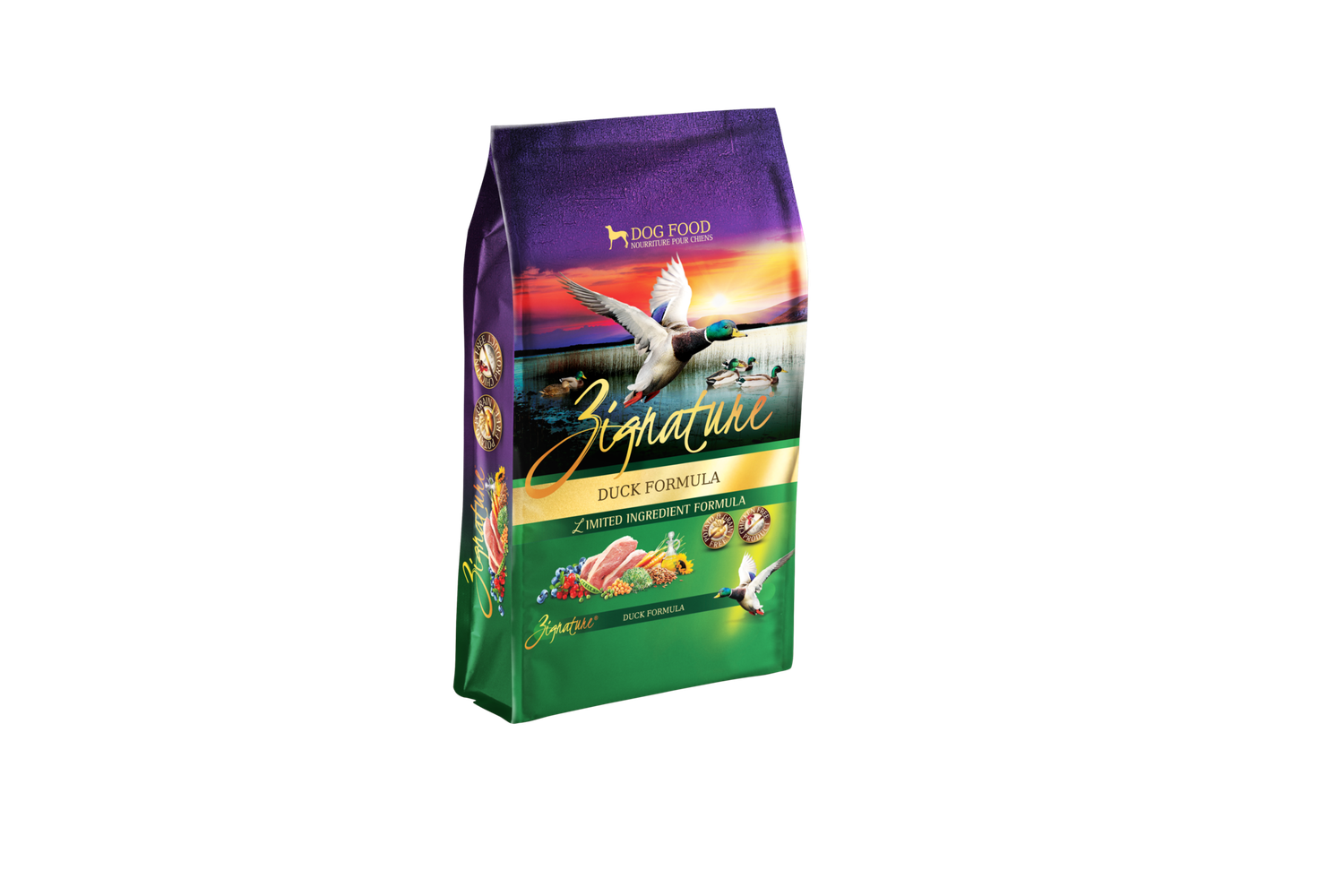 Zignature Dog Food Duck Formula, Bag Size: 4 lb, Flavor: Duck Formula