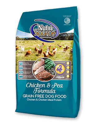 Nutrisource GF Dog Food Chicken &amp; Pea, Bag Size: 5 lb, Flavor: Chicken &amp; Pea