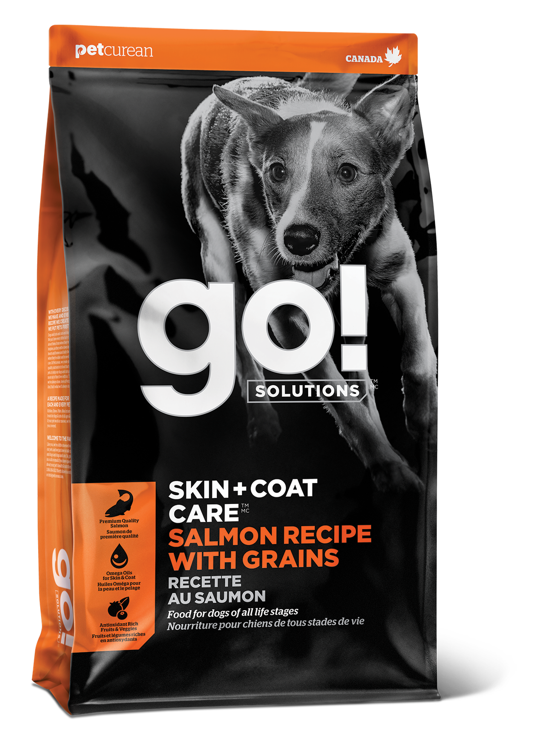 Go Dog Skin and Coat Salmon, Size: 3.5