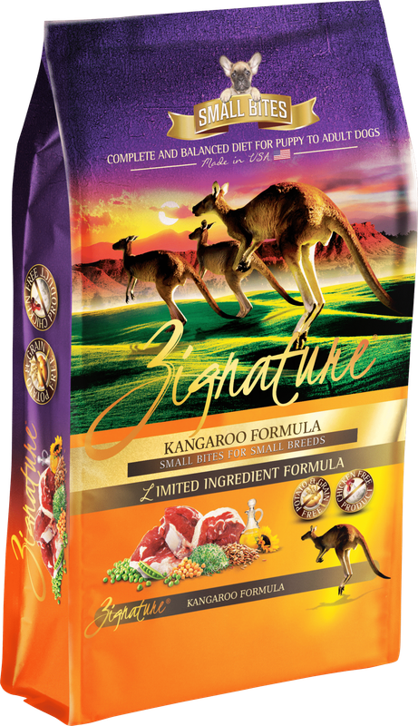 Zignature Dog Food Kangaroo Formula Small Bites