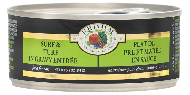 Fromm Cat Surf &amp; Turf in Gravy 5.5 oz