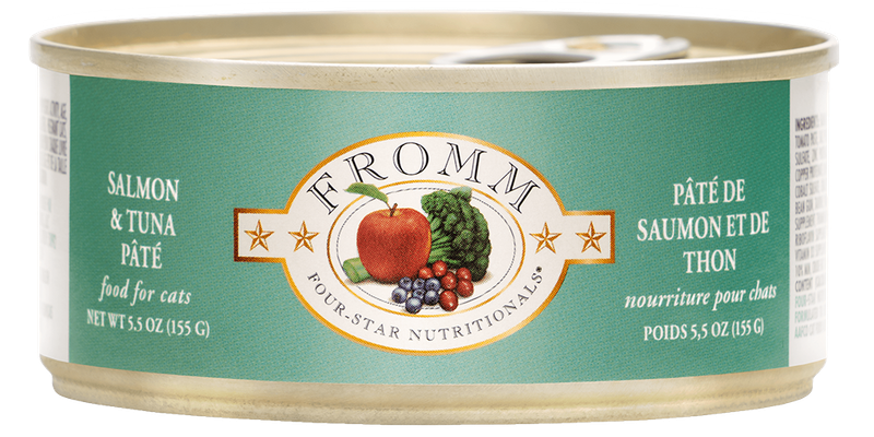 Fromm Cat GF Salmon &amp; Tuna Pate can 5.5 oz.