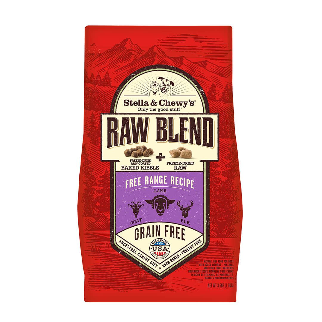 Stella &amp; Chewy's Free Range Raw Blend Kibble, Size: 3.5 lb