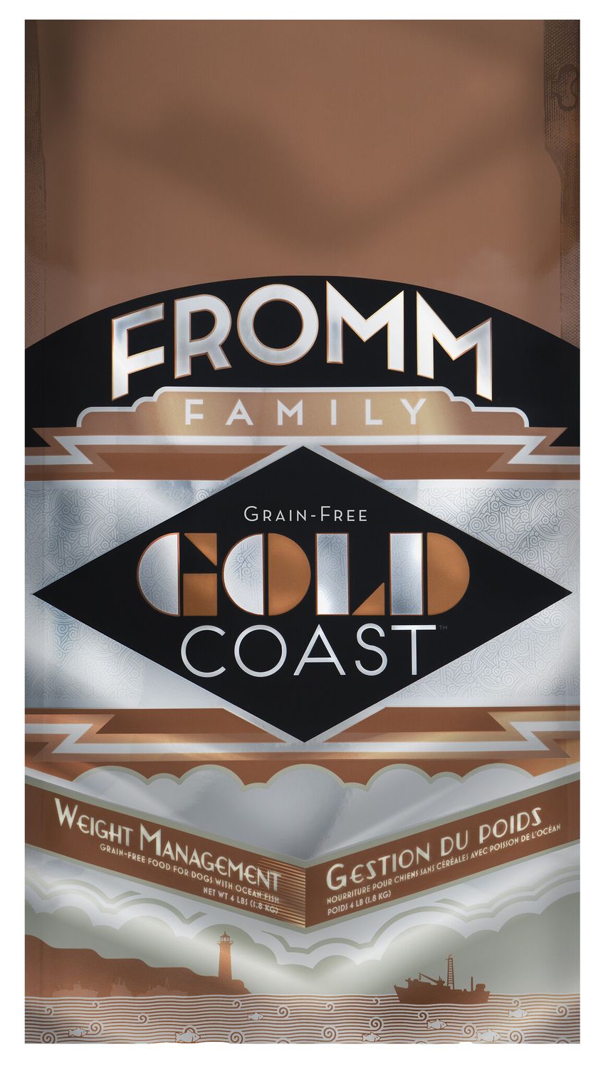 Fromm Gold GF Dog Gold Coast Weight Management, Bag Size: 4 lb, Flavor: Gold Coast Weight Management