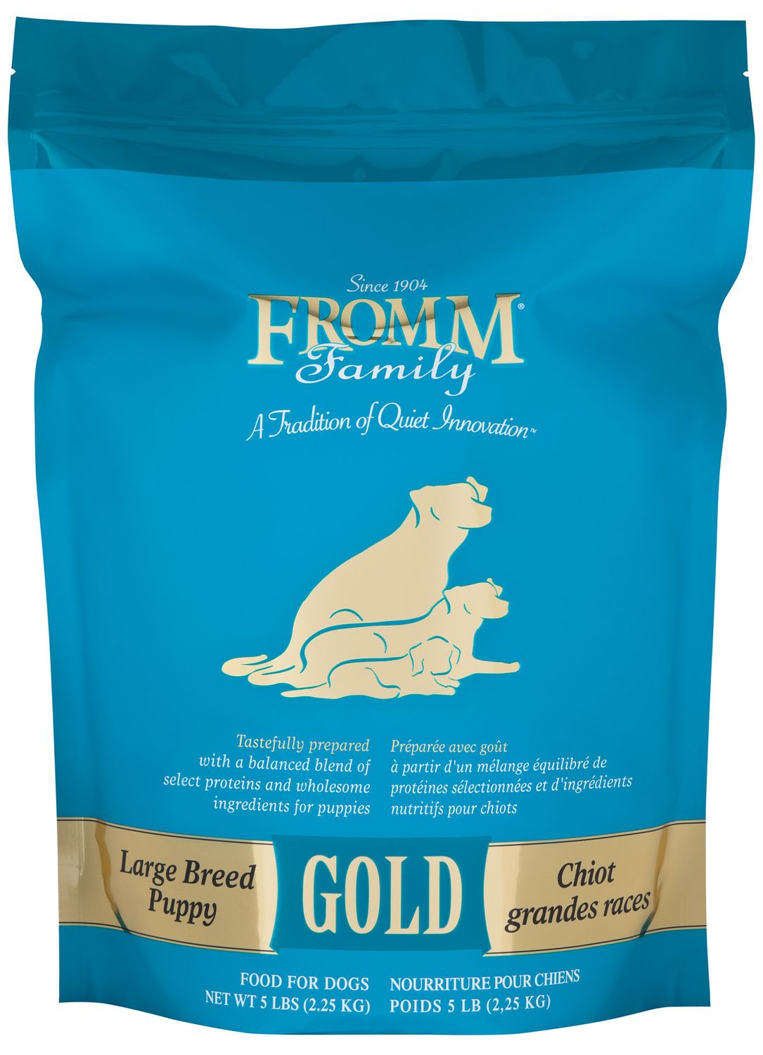 Fromm Gold Dog Foods Large Breed Puppy, Bag Size: 5 lb, Flavor: Large Breed Puppy