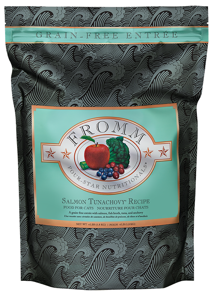 Fromm  Four Star Cat GF Salmon Tunachovy, Flavor: Salmon Tunachovy, Size: 4 lb