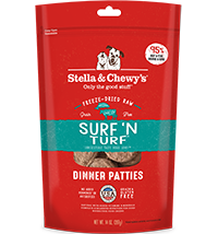 Stella &amp; Chewy's Freeze Dried Raw Dog Surf &amp; Turf Patties