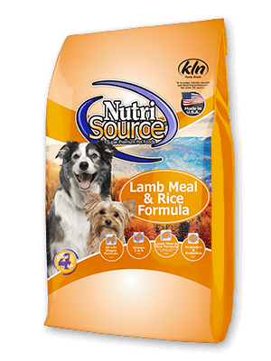 Nutrisource Dog Food Lamb &amp; Rice, Bag Size: 5 lb, Flavor: Lamb &amp; Rice