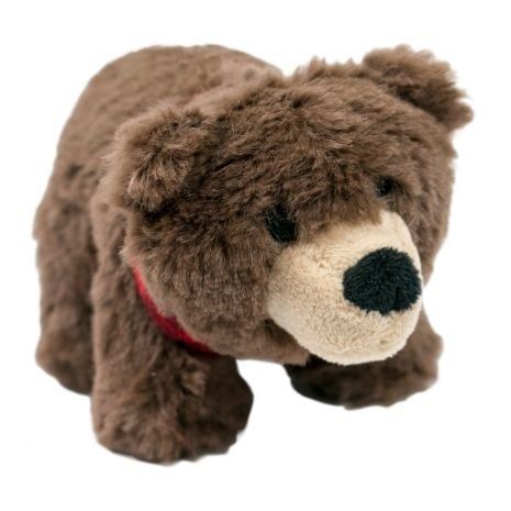 Tall Tails Plush Bandana Bear w/ Squeaker Toy 5”