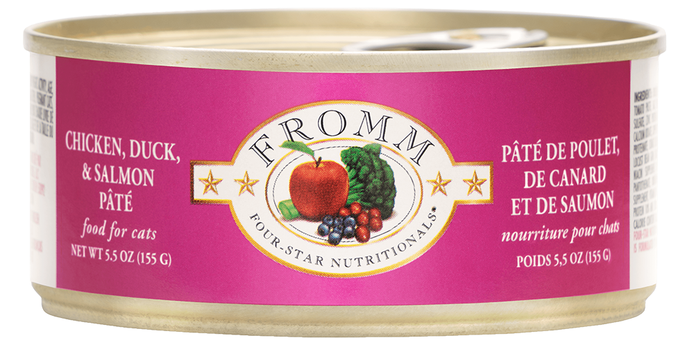 Fromm 4 Star Cat Chicken/Duck/Salmon 5.5oz