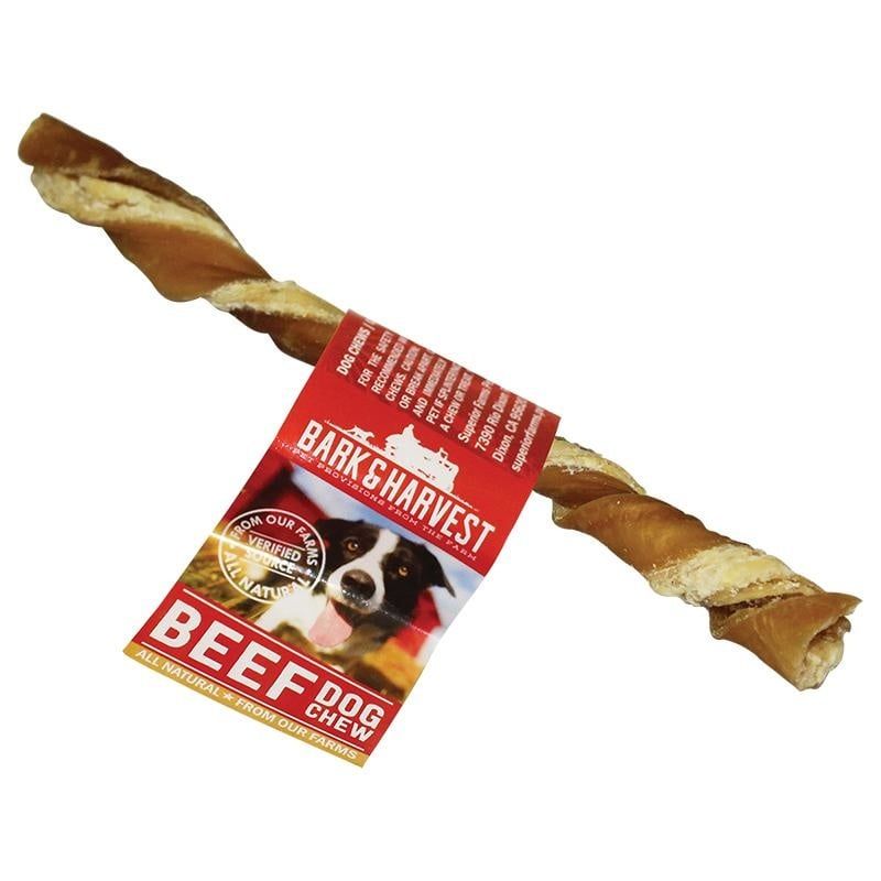 Bark &amp; Harvest Cow Green Tripe Twists 6"