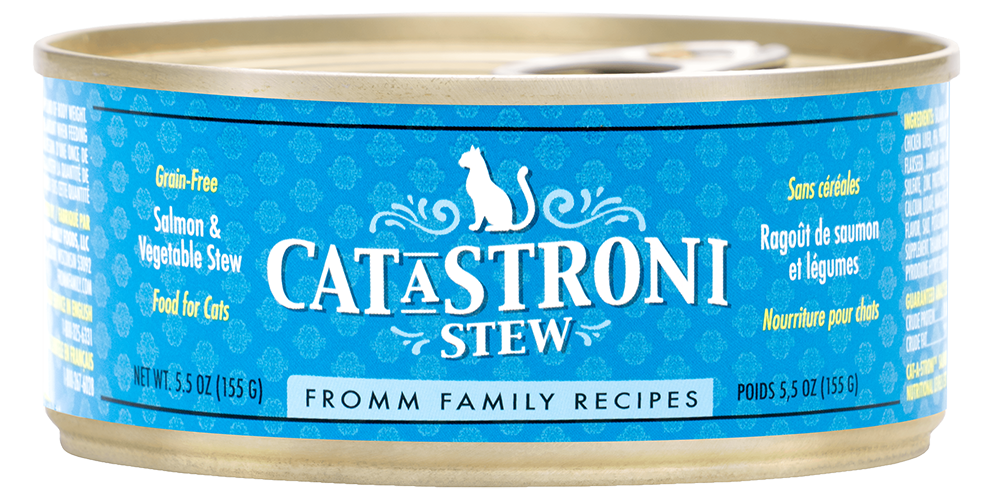 Fromm Catastroni Salmon Veg Stew Canned Food 5.5oz
