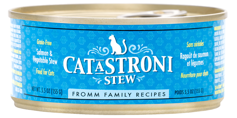 Fromm Catastroni Salmon Veg Stew Canned Food 5.5oz