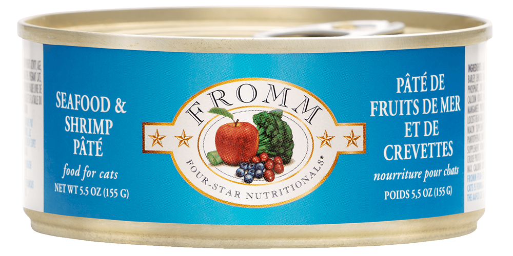 Fromm Cat Seafood &amp; Shrimp Pate can 5.5 oz.